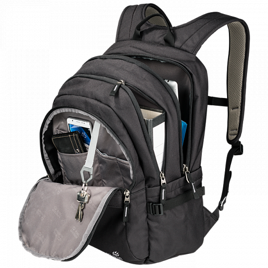 Рюкзак Jack Wolfskin Dayton Ebony - Фото 5 большая
