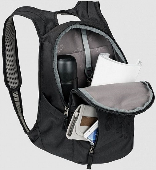 Рюкзак женский Jack Wolfskin Ancona Black - Фото 5 большая