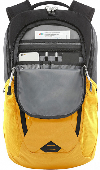 Рюкзак The North Face Vault Yellow/Black - Фото 6 большая