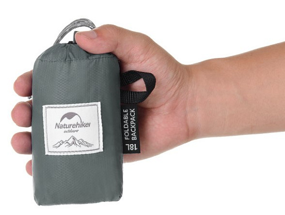 Рюкзак Naturehike Ultralight 18 Grey - Фото 3 большая