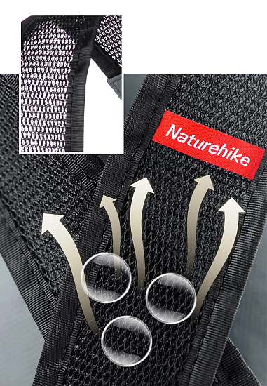 Рюкзак Naturehike Ultralight 18 Grey - Фото 7 большая