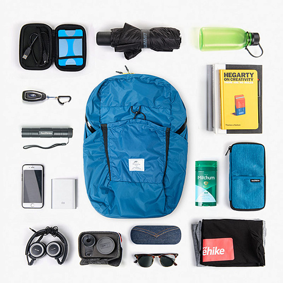 Рюкзак Naturehike Ultralight 22 Blue - Фото 10 большая
