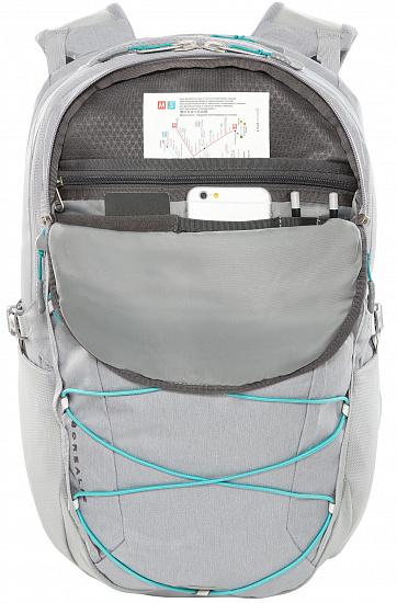 Рюкзак The North Face Borealis Mid Grey Heather/TNF Black - Фото 4 большая