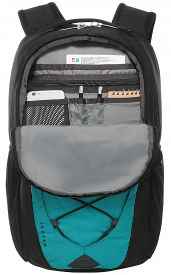 Рюкзак The North Face Jester Fanfare Green/TNF Black - Фото 5 большая