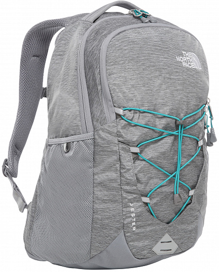Рюкзак The North Face Jester Mid Grey Dark Heather/Fanfare Green - Фото 1 большая