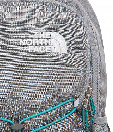 Рюкзак The North Face Jester Mid Grey Dark Heather/Fanfare Green - Фото 6 большая