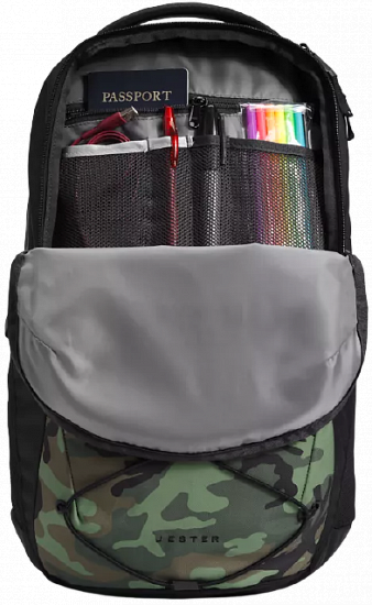 Рюкзак The North Face Jester Thyme Brushwood Camo Print/TNF Black - Фото 4 большая