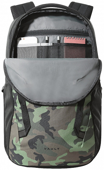 Рюкзак The North Face Vault Thyme Brushwood Camo Print/TNF Black - Фото 3 большая