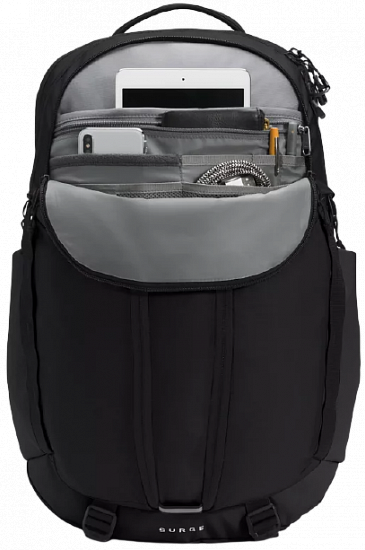 Рюкзак The North Face Surge TNF Black/TNF Black - Фото 7 большая