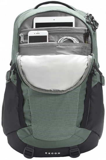 Рюкзак женский The North Face Recon Laurel Wreath Green/TNF Black - Фото 4 большая
