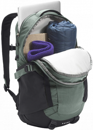 Рюкзак женский The North Face Recon Laurel Wreath Green/TNF Black - Фото 5 большая