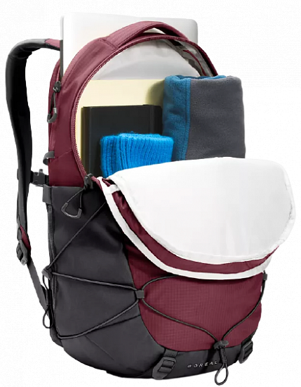 Рюкзак женский The North Face Borealis Regal Red/Asphalt Grey - Фото 4 большая