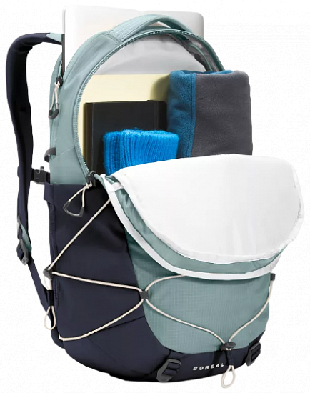Рюкзак женский The North Face Borealis Silver Blue/TNF Navy/Gardenia White - Фото 4 большая