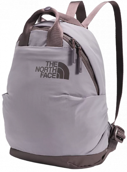 Рюкзак женский The North Face Never Stop Mini Minimal Grey/Graphite Purple - Фото 3 большая