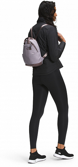 Рюкзак женский The North Face Never Stop Mini Minimal Grey/Graphite Purple - Фото 5 большая