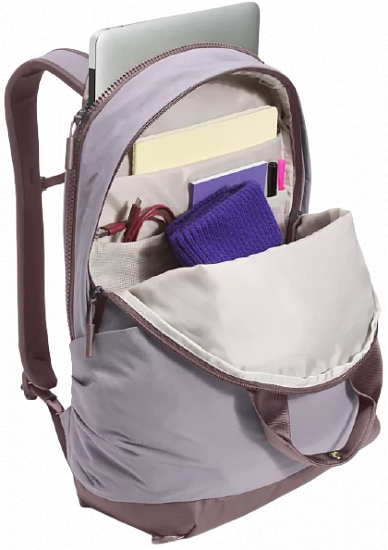 Рюкзак женский The North Face Never Stop Minimal Grey/Graphite Purple - Фото 5 большая