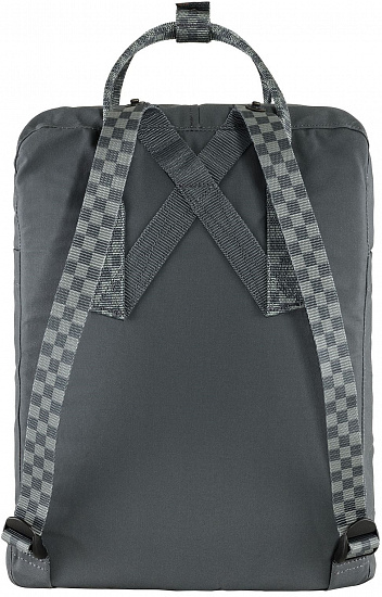 Рюкзак Fjallraven Kanken Super Grey-Chess Pattern - Фото 2 большая
