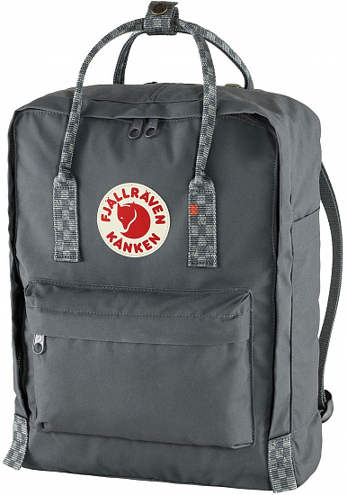 Рюкзак Fjallraven Kanken Super Grey-Chess Pattern - Фото 4 большая