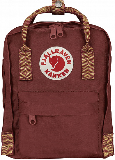 Рюкзак Fjallraven Kanken Mini Ox Red-Goose Eye - Фото 1 большая