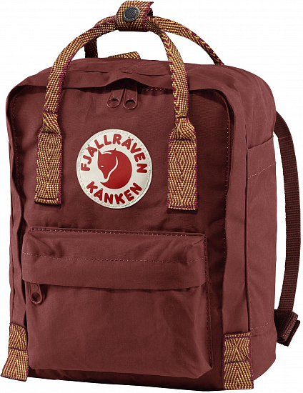 Рюкзак Fjallraven Kanken Mini Ox Red-Goose Eye - Фото 4 большая