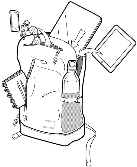 Рюкзак Burton Prospect 2.0 Olive Woodcut Palm - Фото 3 большая