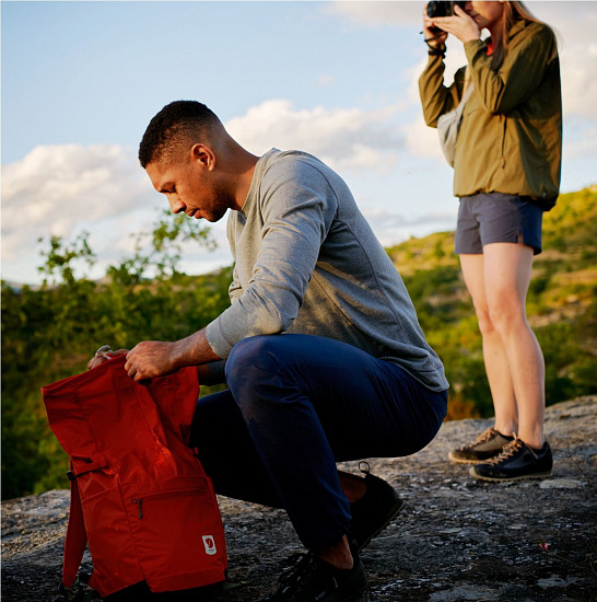 Рюкзак Fjallraven High Coast Foldsack 24 Shark Grey - Фото 13 большая