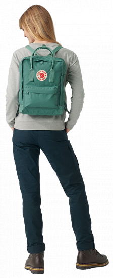 Рюкзак Fjallraven Kanken Foliage Green - Фото 5 большая