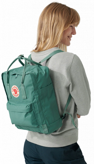 Рюкзак Fjallraven Kanken Foliage Green - Фото 7 большая