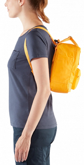 Рюкзак Fjallraven Kanken Mini Corn - Фото 7 большая
