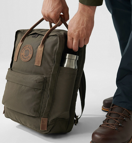 Рюкзак Fjallraven Kanken No. 2 Laptop 15" Foliage Green - Фото 10 большая