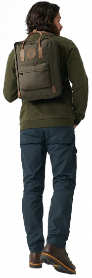 Рюкзак Fjallraven Kanken No. 2 Laptop 15" Foliage Green - Фото 4 большая