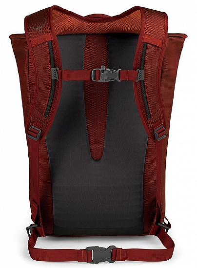 Рюкзак Osprey Transporter Flap Black - Фото 3 большая