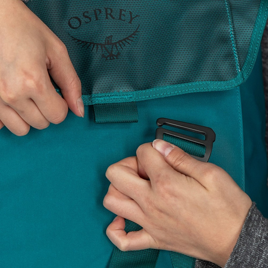Рюкзак Osprey Transporter Flap Black - Фото 7 большая