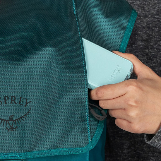 Рюкзак Osprey Transporter Flap Black - Фото 9 большая