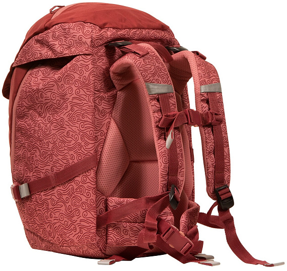 Рюкзак детский Bergans Aksla 24 Lid Creamy Rouge Waves - Фото 3 большая