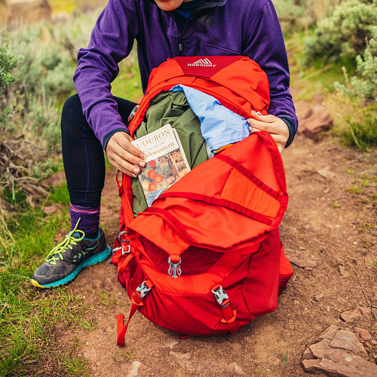 Рюкзак детский Gregory Wander 70 Fiery Red - Фото 8 большая