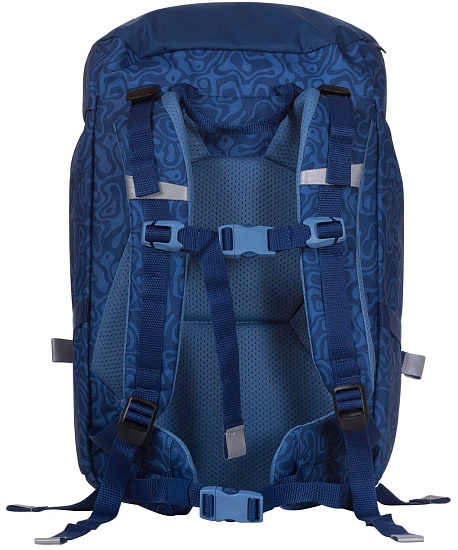 Рюкзак детский Bergans Aksla 24 Lid Dark Riviera Blue Topo - Фото 2 большая