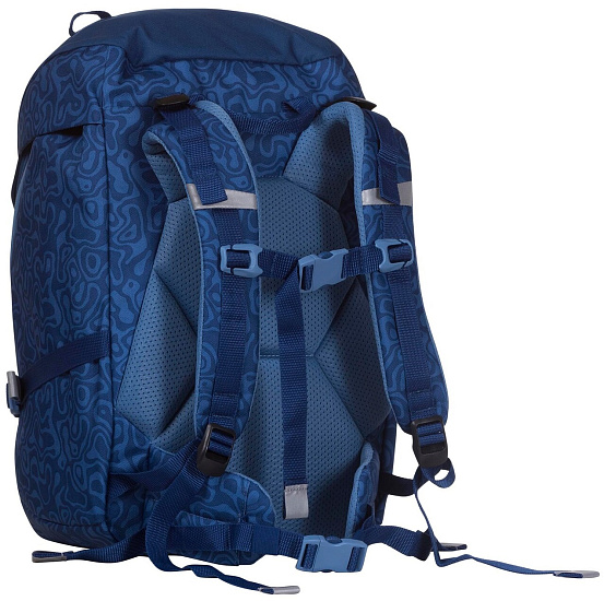 Рюкзак детский Bergans Aksla 24 Lid Dark Riviera Blue Topo - Фото 3 большая
