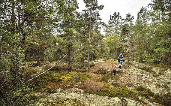 Рюкзак детский Fjallraven Raven Mini Blue Ridge - Фото 2 большая