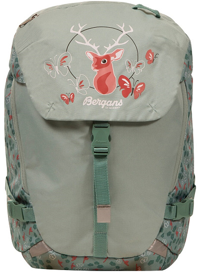 Рюкзак детский Bergans Aksla 24 Lid Misty Forest Flowers - Фото 4 большая