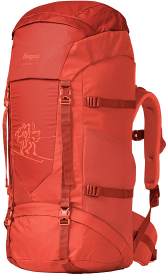 Рюкзак детский Bergans Birkebeiner 40 Brick/Fiesta - Фото 1 большая