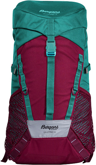 Рюкзак детский Bergans Lilletind 18 Beet Red/Greenlake/Light Greenlake - Фото 1 большая