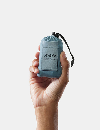 Покрывало Matador Pocket Blanket 4.0 с голубым чехлом Голубой - Фото 3 большая