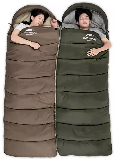 Спальный мешок Naturehike Envelope Sleeping Bag U150 Army Green - Фото 4 большая