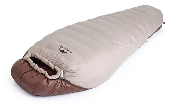 Спальный мешок Naturehike Snowbird 2˚C L Smoke Brown - Фото 3 большая