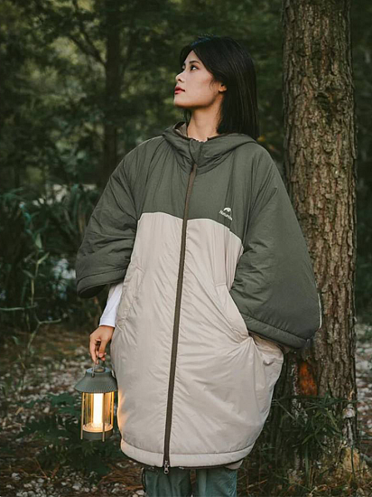 Пончо-спальник Naturehike Cloak Sleeping Bag Volcanic Red - Фото 4 большая
