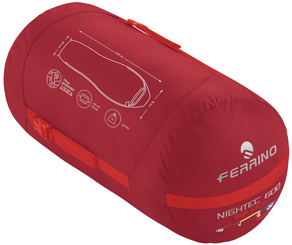 Спальный мешок Ferrino Nightec Lite Pro 600 M Rosso - Фото 2 большая