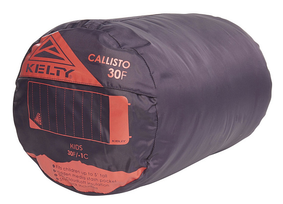 Спальник детский Kelty Callisto 30°F/-1⁰С Short Italian Plum - Фото 3 большая