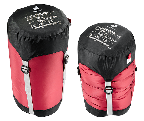 Спальник Deuter Exosphere -6 Cranberry/Fire - Фото 5 большая