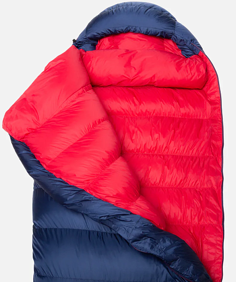Спальник женский Mountain Equipment Helium 800 Long Medieval Blue - Фото 3 большая